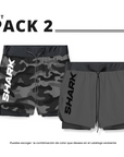 Set deportivo 2 pantalonetas deportiva running gym 2 en 1 Shark Company® (copia)