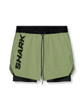 Set deportivo 3 pantalonetas deportiva running gym 2 en 1 Shark Company®