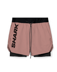 Pantaloneta deportiva running gym 2 en 1 Shark Company® elementos