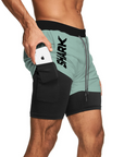 Pantaloneta all deportiva running gym 2 en 1 Shark Company®