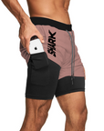 Pantaloneta all deportiva running gym 2 en 1 Shark Company®