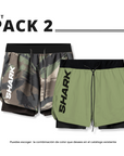 Set deportivo 2 pantalonetas deportiva running gym 2 en 1  Shark Company® (copia)