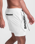 Pantaloneta deportiva running gym 2 en 1  Shark Company®