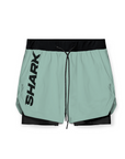 Pantaloneta deportiva running gym 2 en 1  Shark Company® elementos