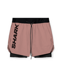 Pantaloneta deportiva running gym 2 en 1  Shark Company® elementos