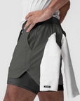 Pantaloneta deportiva running gym 2 en 1  Shark Company®