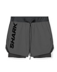 Pantaloneta deportiva running gym 2 en 1  Shark Company®