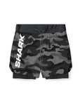 Pantaloneta deportiva running gym 2 en 1  Shark Company®