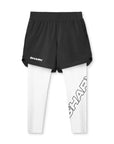 Pantaloneta licra larga deportiva running gym 2 en 1  Shark Company®