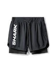 Pantaloneta deportiva running gym 2 en 1  Shark Company®