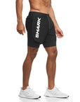 Pantaloneta deportiva running gym 2 en 1  Shark Company®