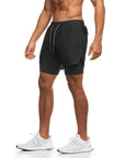 Pantaloneta deportiva running gym 2 en 1  Shark Company®